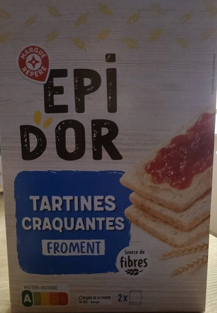 Tartines croquantes froment