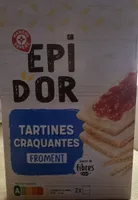 Tartines croquantes froment