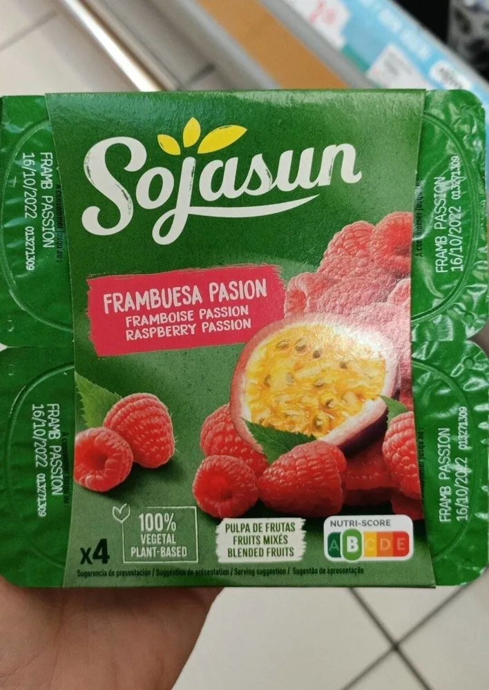 Yogurt SOJA frambuesa