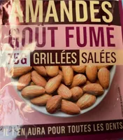 Amandes goût fumé grillées salées