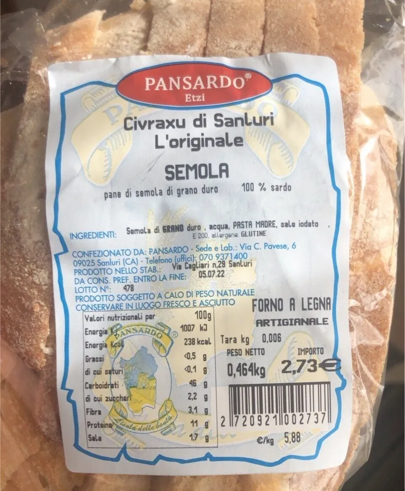Civraxu di san luri l’originale