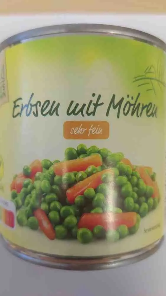 Erbsen mit Möhren