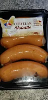 cervelas de volaille 100%poulet