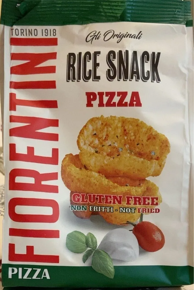 Rice snack pizza