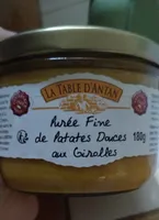 Purée fine de patates douces aux Girolles