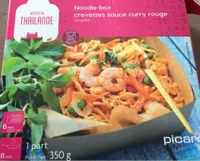 Noodle box crevettes sauce curry rouge