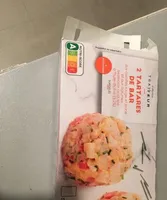 2 tartare  de  bar