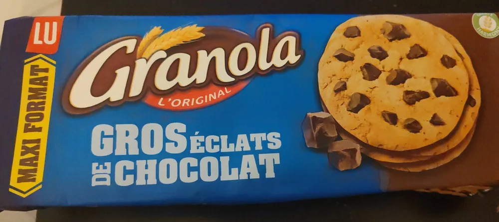 Cookie granola gros éclat de chocolat