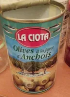Olive à la farce d'anchois