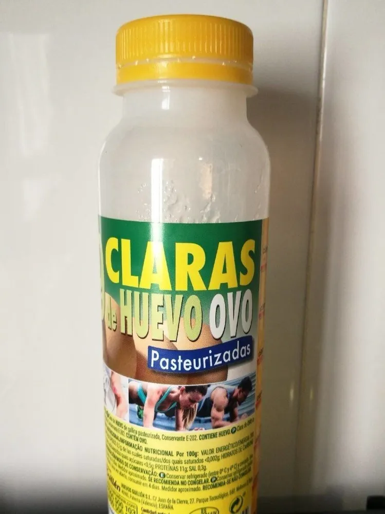 Clara de huevo pasteurizada