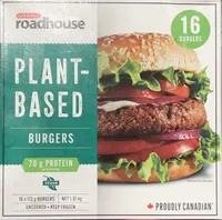 Plant based burgers