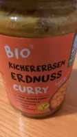 Bio Kichererbsen Erdnuss Curry