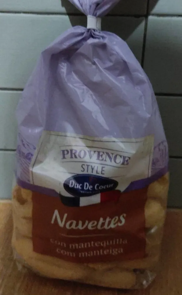 Navettes con mantequilla