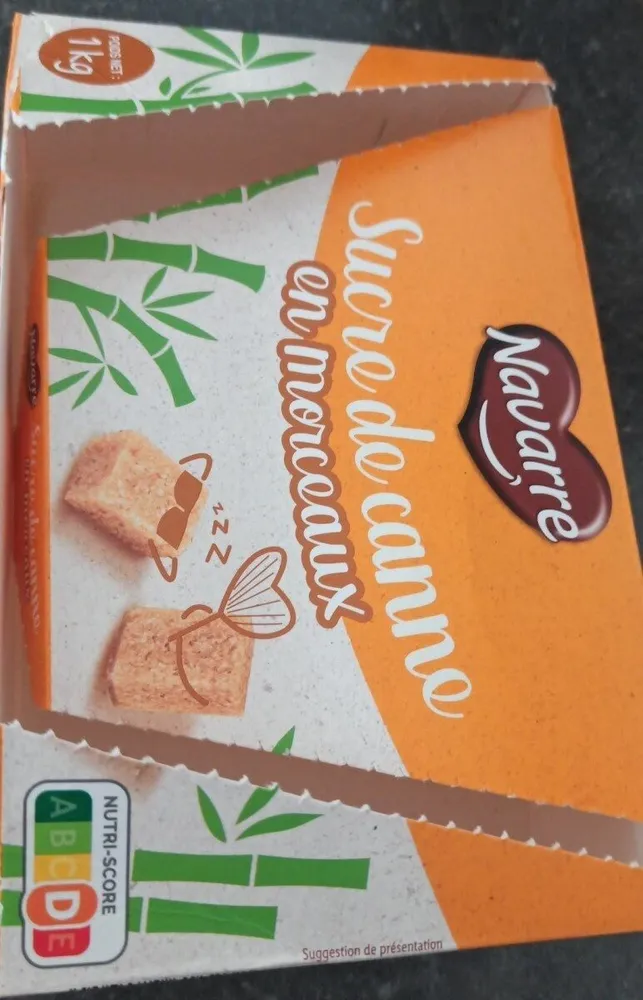 Sucre de canne en morceaux