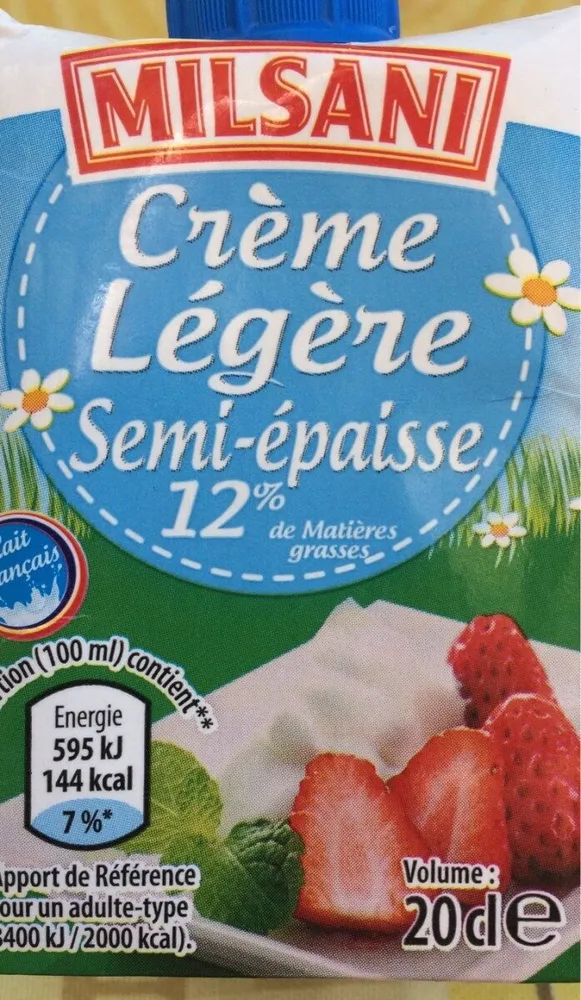 Creme legere semi epaisse