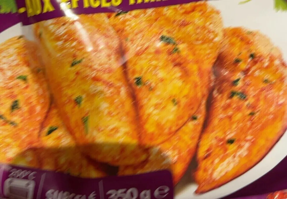 Aiguillettes de poulet aux épices tandoori