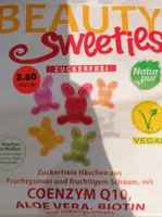 Zuckerfreie Häschen aus Fruchtgummi und fruchtigem Schaum