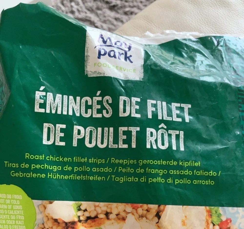 Emincés de filet de poulet roti