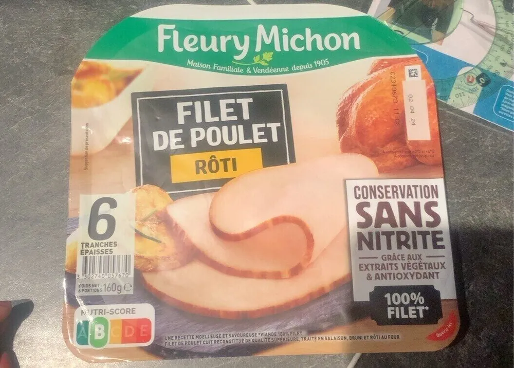 Filet de poulet rôti