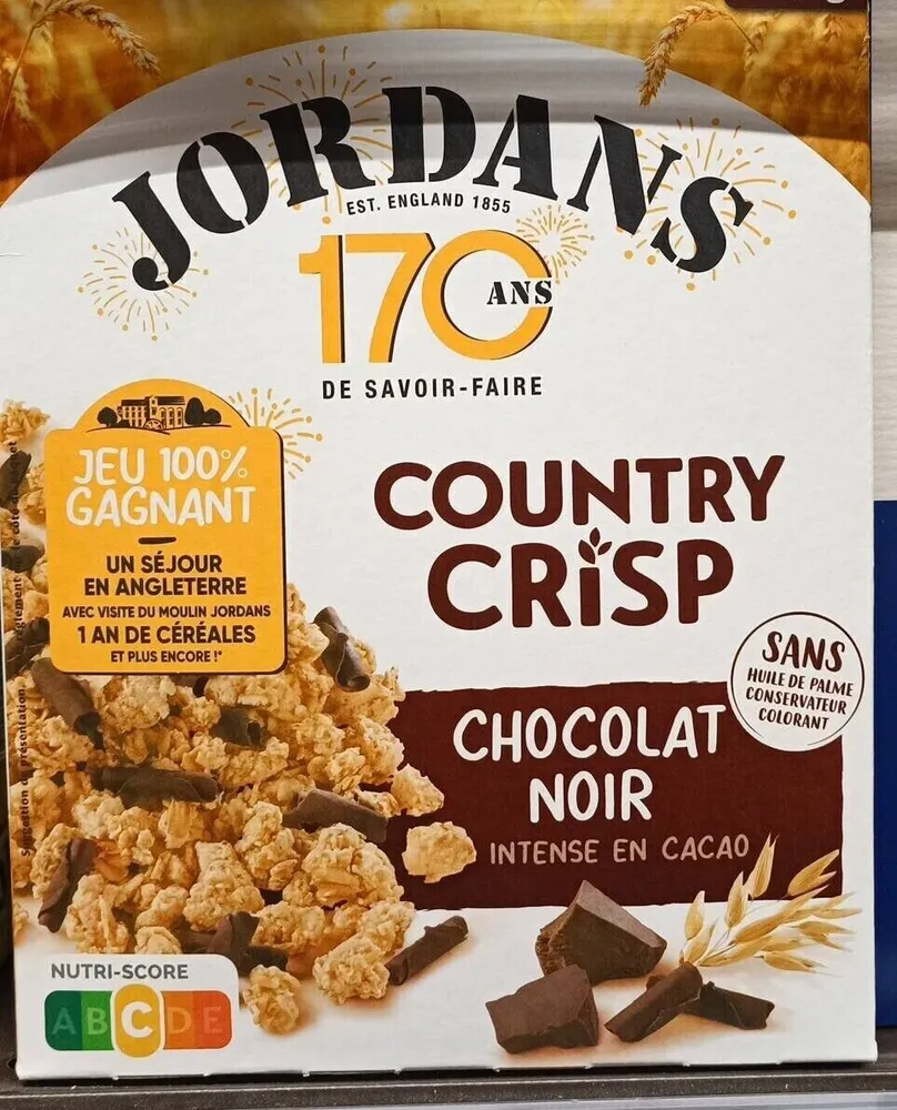 Country crips chocolat noir