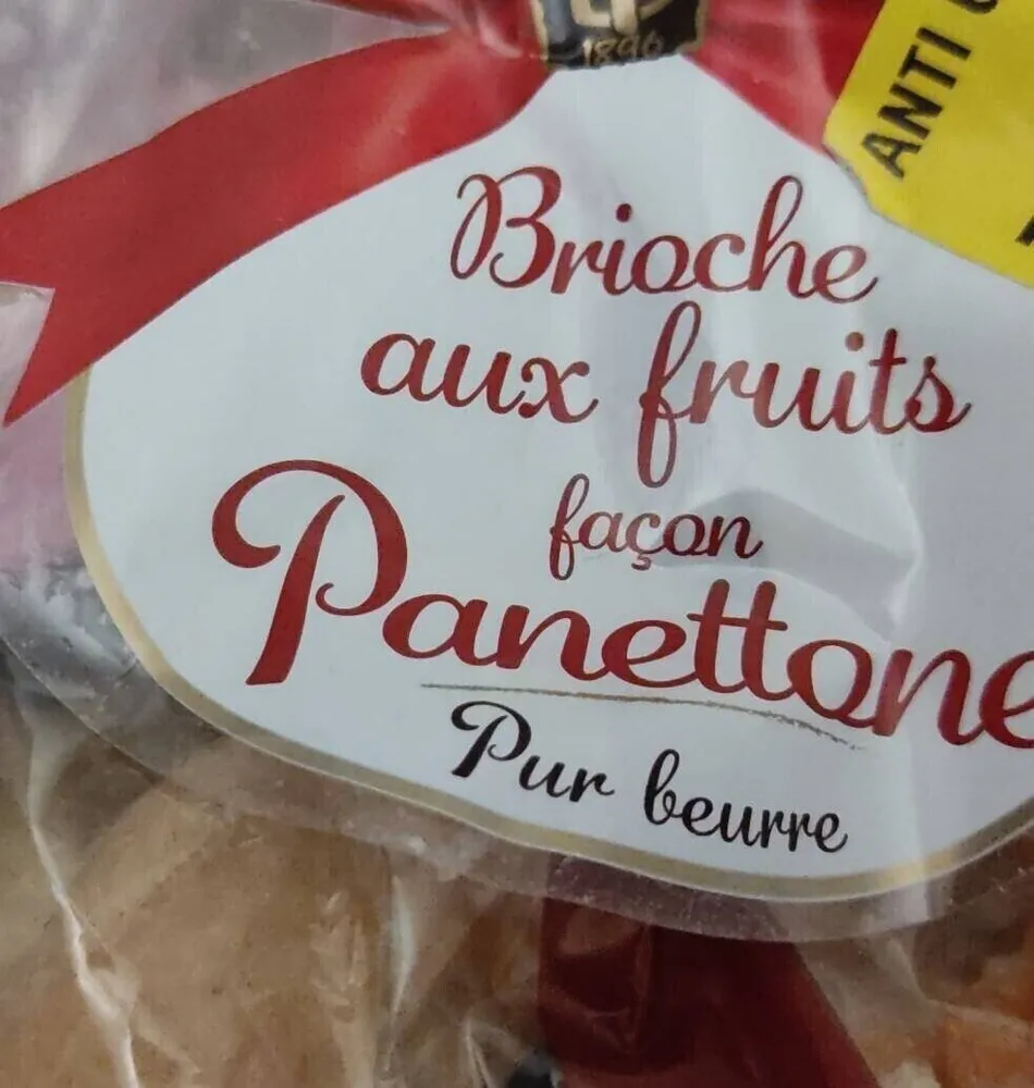 Brioche aux fruits façon panettone