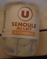 Semoule au lait à la vanille