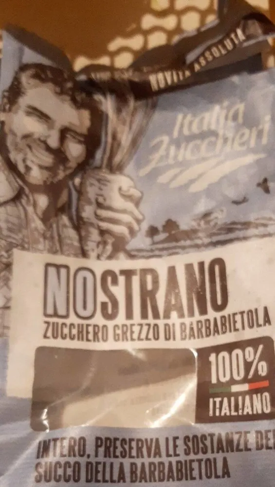 Nostrano zucchero grezzo di barbabietola