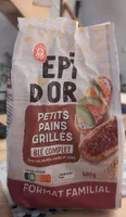 Petits pains grillés blé complet