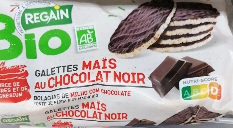 Galette maïs au chocolat noir