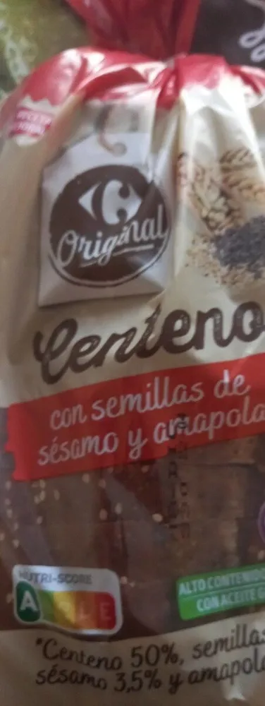 Pan de molde centeno