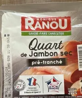 Quart de jambon sec pré tranché
