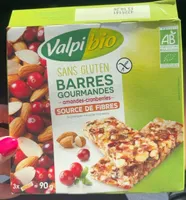 Barre gourmandes amande cranberries