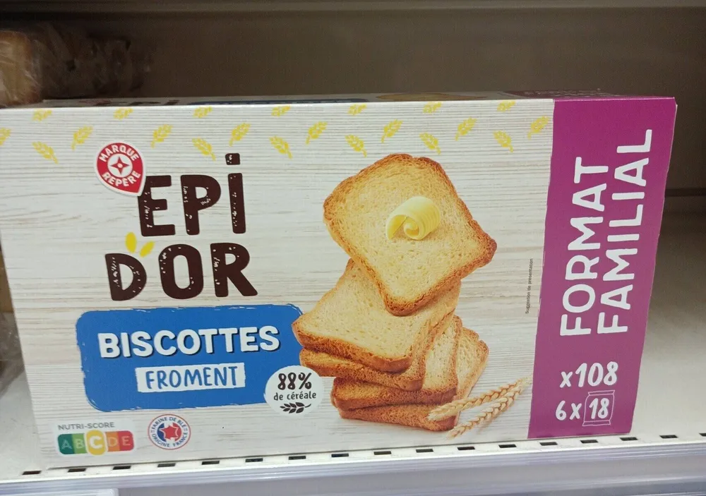 Biscottes froment