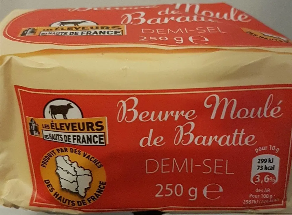 Beurre moulé de Baratte