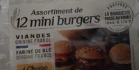 Assortiment de 12 mini burgers