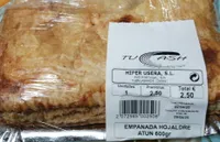 Empanada hojaldre atún