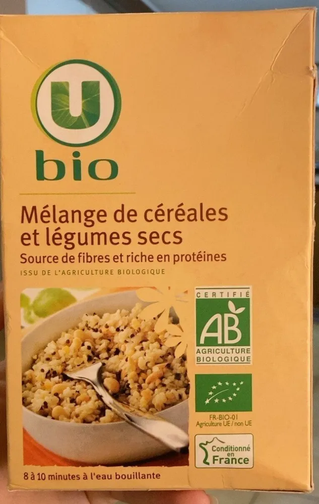 Mélange de céréales et légumes secs