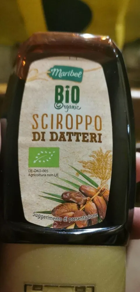 Bio organic sciroppo di datteri