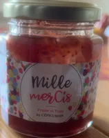 Confiture de fraises et yuzu