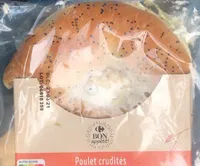 Bagel poulet crudites