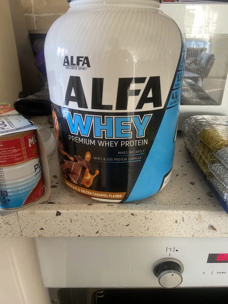 Alfa Whey Premium Whey Protein (chocolate & Salted Caramel Flavor)