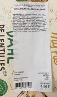 Dhal de lentilles corail