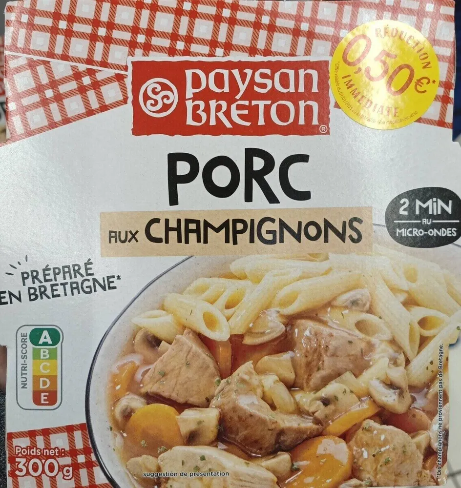 Porc aux champignons