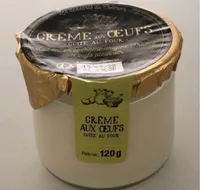 Crème aux oeufs cuite au four