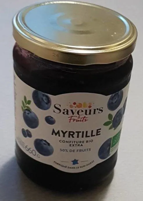 Confiture bio extra Myrtille