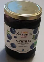Confiture bio extra Myrtille