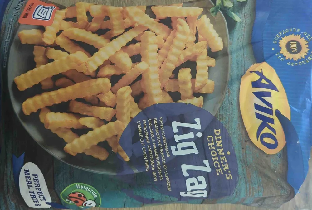 Frytki karbowane