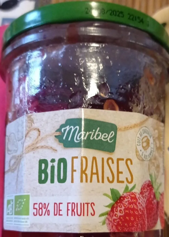 Confiture de fraises bio