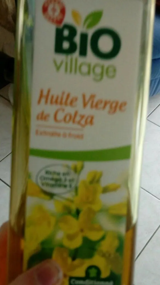Huile vierge de colza bio