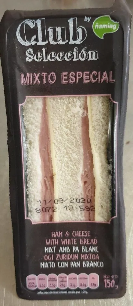 Sandwich club selección mixto especial